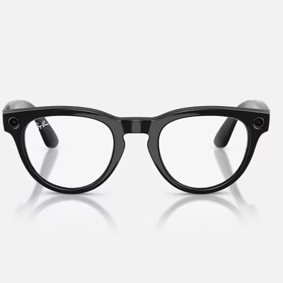 RayBan Meta HEADLINER LowBridgeFit Shinny Black - Sapphire Transitions® Gen2 - Img 3