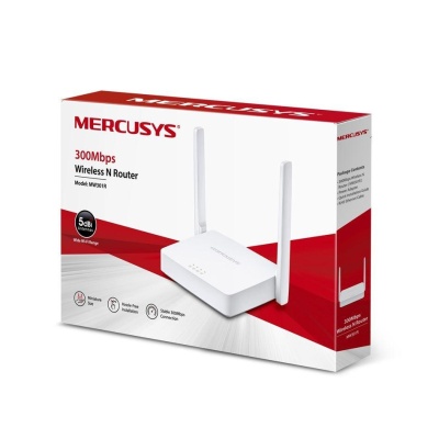 Router Wireless Mercusys N 300 Mbps, MW301R; Standarde Wireless: IEEE 802.11n, IEEE 802.11g, IEEE 802.11b, Frecventa: 2.4 - 2.4835GHz, Rata semnal: 11n: Up to 300Mbp, 11g: Up to 54Mbps, 11b: Up to 11Mbps, Interfata: 2 10/100Mbps LAN, 1 10/100Mbps WAN, - Img 3