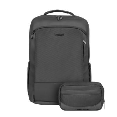 Rucsac laptop Natec Kudu Plus, compatibilitate dimensiune laptop 15.6", 2 compartimente, capacitate 16L, material Polyester 1680D, negru