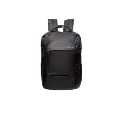 RUCSAC LAPTOP SPACER SPB-DANDY 15.6", 1 compartiment, 2x buzunar frontal, 2x buzunar lateral, waterproof, poliester, negru - Img 4