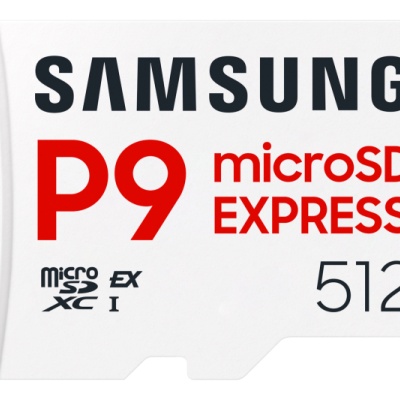 Samsung MB-MK512T. Capacity: 512 GB, Flash card type: MicroSDXC, Internal memory type: UHS-I, Read speed: 800 MB/s, UHS Speed Class: Class 1 (U1), Video Speed Class: V30. Protection features: Drop resistant, Magnet proof, Temperature proof, Waterproof,
