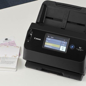 Scanner Canon DR-S130, dimensiune A4, tip sheetfed, viteza scanare: 30ppm alb-negru si color, duplex, rezolutie optica 600dpi, ADF 60 coli, senzor CIS, software: ISIS / TWAIN Driver (Windows 8.1 / 10. Windows Server 2012 R2 /2016 / 2019) CaptureOnTouch - Img 9
