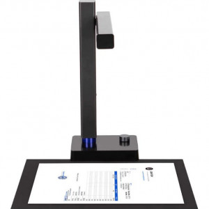 Scanner CZUR Shine 800 Pro, rezolutie 3264 x 2446 pixeli, 8MP, 270 dpi, senzor HD CMOS, dimensiune maxima document A4, focalizare fixa, output JPG, PDF, Word, Excel, Tiff, functie OCR: 180+ limbi, USB 2.0, cu pedala de actionare, negru