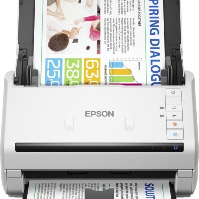 Scanner Epson DS-530II, dimensiune A4, tip sheetfed, viteza scanare: 70 ipm alb-negru si color, rezolutie optica 600x600dpi, ADF Single Pass 50 pagini, duplex, senzor CCD, Scan to Email, Scan to FTP, Scan to Microsoft SharePoint®, Scan to Print, Scan to - Img 3