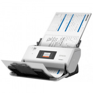 Scanner Epson WorkForce DS-30000, dimensiune A3, tip sheetfed, viteza scanare: 70 ppm mono si color, ADF 120 coli, rezolutie optica 600 X 600dpi, duplex, senzor CIS, tehnologie LED, Scanare catre BMP, JPEG, TIFF, multi-TIFF, PDF, searchable PDF, secure