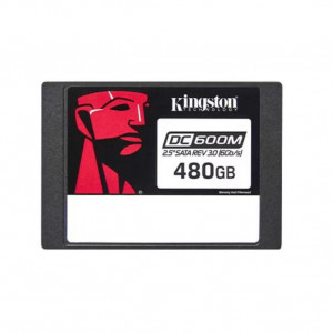SSD Kingston, DC600M, 2.5", 480GB, SATA 3.0 (6GB/s), R/W speed: 560MBs/530MBs