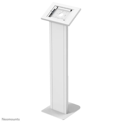 Stand podea mobil/fix pentru tablete Neomounts FL15-750WH1; pentru display-uri cu diagonale 9,7"-11", sistem de prindere VESA 75x75~75x75, fix; lockable; culoare alb. Garantie 5 ani - Img 2