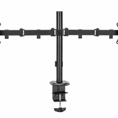 Suport 2 monitoare SeriouxMM66-C024, brat articulat monitor, compatibilitate dimensiune ecran 17"-32", greutate maximă suportata: (per ecran): 9kg, VESA: 75x75, 100x100, inclinare: +45°~-45°, pivotare: +90°~-90°, rotația ecranului: + 180°~-180°, - Img 6