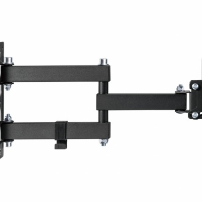 Suport de perete Akai cu inclinatie +3/-10°, diagonala display 23"-43", VESA min. 100x100, VESA max. 200x200, suporta pana la 30kg, distanta fata de perete MAX 378mm, negru - Img 3
