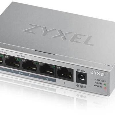 Switch Zyxel GS1005-HP, 5 Port, 10/100/1000 Mbps