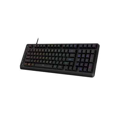 Tastatura gaming HP HyperX Eve 1800GAM, membrana, lungime cablu 1.5m, iluminare RGB (16,777,216 colors), polling rate 1000 Hz, negru