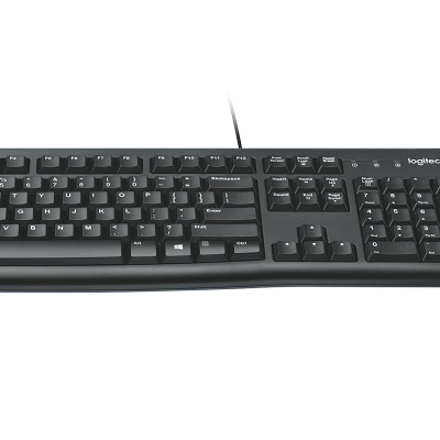 Tastatura LOGITECH Desktop MK120, USB, Negru