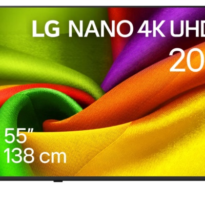 Televizor LG LED 55NU850B3LA, 138 cm, Smart, 4K Ultra HD, Clasa F (Model 2026)