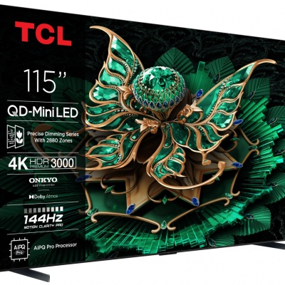 Televizor TCL MiniLed 115C7K, 291 cm, Smart Google TV, 4K Ultra HD, 100Hz, Clasa E - Img 2