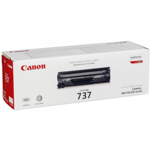 Toner Canon CRG737, black, capacitate 2400 pagini, pentru MF22x/MF21x