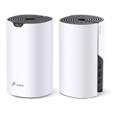 TP-Link Sistem Mesh Wi-Fi pentru întreaga casă AC1900, DECO S7(2- PACK);WI-FI 5, Standarde wireless: IEEE 802.11ac/n/a 5 GHz, IEEE 802.11n/b/g 2.4 GHz, viteza wireless: 5 GHz: 1300 Mbps, 2.4 GHz: 600 Mbps, 3 x antene interne, MU-MIMO, Mod Router, Mod