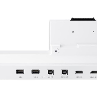 Tray conectivitate pentru display interactiv SAMSUNG Flip 2 55"/65"; HDMI Out, Conectivitate NFC pentru proiectarea telefonului pe display; aduce mufele din spate in fata pentru convenienta.