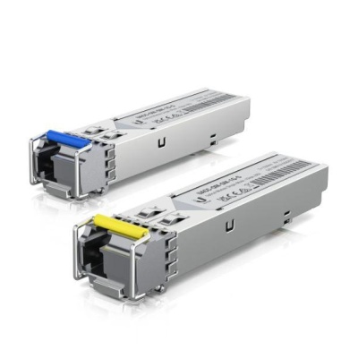 UBIQUITI 11GBPS Single-mode Optical Module transceiver, 1.25 Gbps, Simplex, pachet 2 unitati.