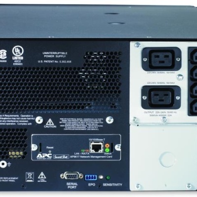 UPS APC Smart-UPS SUA line-interactive 5000VA / 4000W 8 conectori C13 2conectori C19 rackabil 5U/tower, baterie RBC55, optional exti nderegarantie cu 1/3 ani (WBEXTWAR1YR-SP-05/WBEXTWAR3YR-SP-05) - Img 2