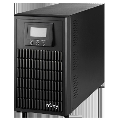 UPS nJoy Aten PRO 3000, 3000VA/2700W, On-line, LCD Display, 4 Prize Schuko cu Protectie, Management, Tower, Dubla conversie, Frequency Range 40Hz ~ 70 Hz, Connection port RS232 / USB / Intelligent Port, Dimensiuni: 421 x 190 x 318 mm, Greutate: 27.6 kg - Img 2