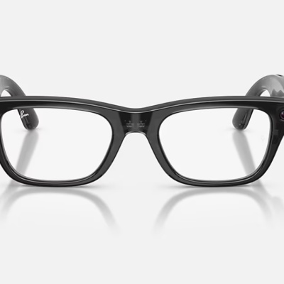 23 Ray-Ban Meta Blayzer Optics Gen 2 AI Glasses Shiny Transparent Black/Demo RW7001 8526 54 - Img 2