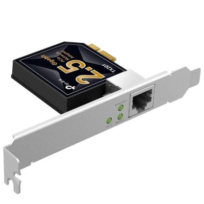 Adaptor wireless TP-Link, TX201, 2.5 Gigabit PCIe, Standarde și Protocoale: IEEE 802.3, IEEE 802.3u, IEEE 802.3ab, IEEE 802.3bz, IEEE 802.3x, Interfata: 1× PCI Express 2.1 x 1, 1× RJ45 Gigabit/Megabit Port, Dimensiuni: 120.8 × 98.2 × 21.5 mm. - Img 2