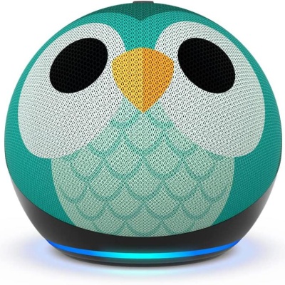 Amazon Echo Dot Kids (5th Gen) Smart Speaker with Alexa – Owl