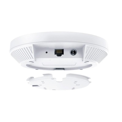"AX3000 Ceiling Mount Dual-Band Wi-Fi 6 Access Point PORT:1× Gigabit RJ45 Port SPEED:574Mbps at 2.4 GHz + 2402 Mbps at 5 GHz FEATURE: 802.3at POE and 12V DC, 2×Internal Antennas, 160MHz Supported, MU-MIMO, Seamless Roaming, Band Steering, Beamforming, - Img 2
