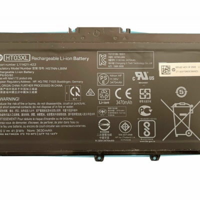 Baterie originala pentru laptop HP 250 G7 G8, 255 G7 G8, 256 G7 G8, model HP spare HT03XL L11119-855 L11421-423, 41.9Wh