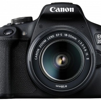 Camera foto Canon EOS-2000D kit, obiectiv EF-S 18-55mm f/3.5-5.6 IS II 24.1MP,3.0" TFT fixed DIGIC 4+, ISO 100-6400,FullHD movies 30fps,compatibil SD/SDHC/SDXC, 30-1/4000 sec,9 puncte de focus, HDMI mini,USB,WI-FI, accumulator Li-ion LP-E10, montura - Img 3