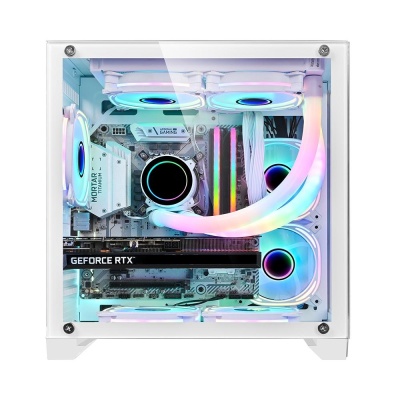 Carcasa 1STPLAYER MV5 Cube Tower ARGB ALB - Img 2