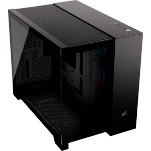 Carcasa CORSAIR iCUE LINK 2500X Micro ATX Dual Chamber NEGRU - Img 2