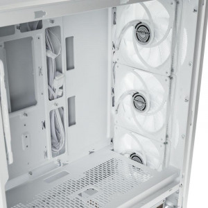 Carcasa PHANTEKS XT PRO ULTRA Mid Tower DRGB ALB, Tempered Glass, Sloturi Expansiune 7, Drive Bays: 2x 3,5" 5x2,5", Ventilatoare Suportate: 10 (spate: 1x120mm sau 1x140mm, fata: 3x140mm sau 3x120mm, sus: 3x120mm sau 2x140mm), Ventilatoare incluse: - Img 8