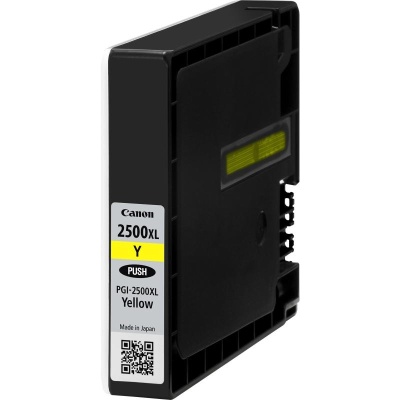 Cartus cerneala Canon PGI2500XLY, yellow, Dual Resistant High Density, capacitate 19.3ml / 1520 pagini, pentru Canon Maxify IB4050, MB5050, MB5350 - Img 2