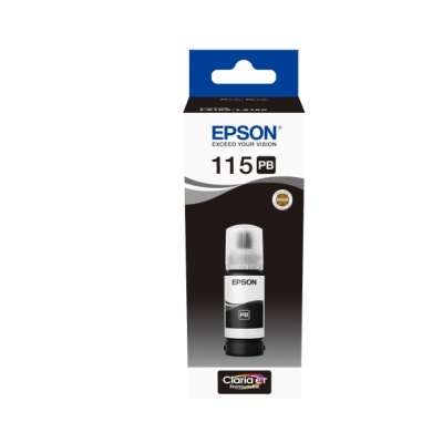 Cartus cerneala Epson 115, photo black, capacitate 70ml / 6200 pagini, compatibil cu: Epson EcoTank L8160, EcoTank L8180. - Img 2