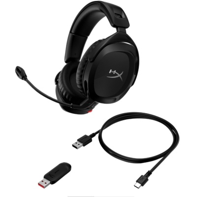 Casti cu microfon HP gaming, HyperX Cloud Stinger 2, Full size, 15-25000Hz, 60 ohm, Wireless, culoare neagra, Jack 3.5 mm - Img 2