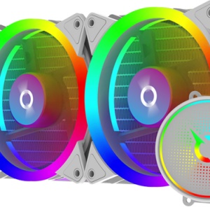 Cooler Procesor AQYRIS AQUARIUS 360 AIO ALB, marime radiator 360mm, 3 ventilatoare ARGB, Viteza ventilatoare 800-2400 RPM +/- 10%, Suport AMD: AM4, AM5 suport INTEL: LGA 20xx/115x/1200/1700, Airflow: 30-85 CFM, Nivel de zgomot pompa: 23dBA, Nivel de