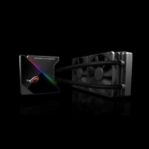 Cooler procesor ASUS ROG RYUJIN 240, racire cu lichid, Aura Sync, RGB, OLED LiveDash - Img 2