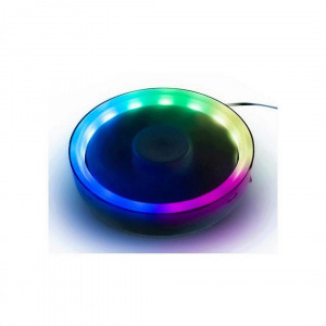 Cooler procesor Inter-Tech Argus SU-800 iluminare RGB, putere de racire de pana la 110W TDP, 1x 120mm RGB fan (max. 1500 RPM, 49.47m³/h, max. 30 dBA, PWM), compatibil Intel LGA775/1150/1151/1155/1156/1366 / AMD FM1/FM2/AM2/AM2+/AM3/AM3+/AM4, dimensiuni: