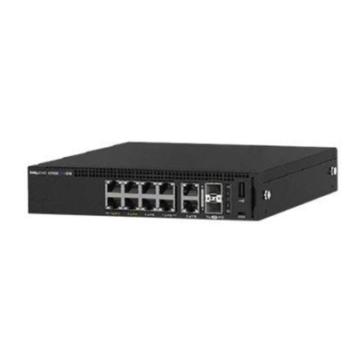 Dell EMC Switch N1108EP-ON, L2, 8 ports, RJ45 PoE/PoE+, 2 ports SFP 1GbE, , 3Yr ProSupport + NBD