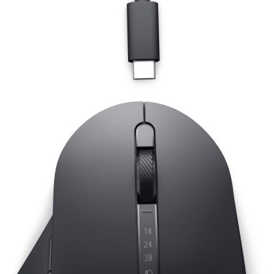 Dell Premier Rechargeable Mouse - MS900, Color: Graphite, Connectivity: Wireless, Interface: 2.4 GHz, Bluetooth 5.1, Buttons: 7 (3 programmable), Movement Resolution: Adjustable from 800 to 8000 at increments of 200, Features: Vertical and horizontal - Img 9