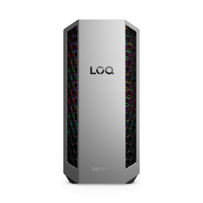 Desktop Gaming Lenovo LOQ Tower 26ADR10 cu procesor AMD Ryzen 7 8745HX pana la 5.1 GHz, 32GB DDR5, 1TB SSD, NVIDIA GeForce RTX 5060, Fara OS, Black, 2 ani garantie
