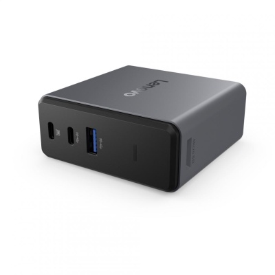 Docking station Lenovo X9 Charging GaN Dock, USB Type-C, 60W, Gri, 3 ani Garantie