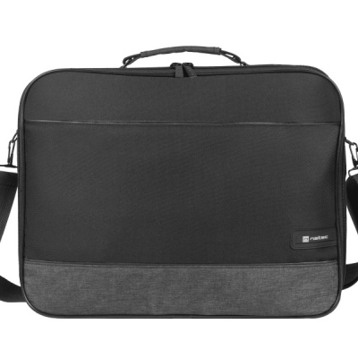 Geanta laptop Natec Impala 2, compatibilitate dimensiune laptop 14.1", 2 compartimente, material Polyester 600D, negru