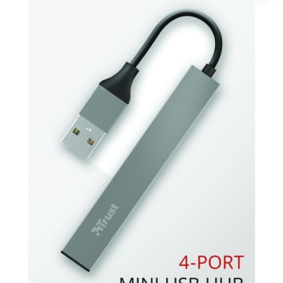 Hub USB Trust Halyx Aluminium, 4 porturi, aluminiu - Img 8