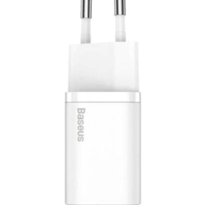 INCARCATOR retea Baseus Super Si, Quick Charge 20W, 1 x USB Type-C 5V/3A, alb - Img 2