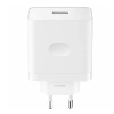 Incarcator retea Realme SuperVooc 80W, Fast Charging, USB-A, Alb - Img 2