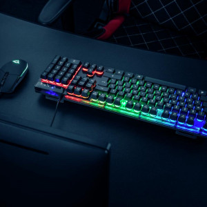 Kit Tastatura + Mouse Trust GXT 838 Azor Gaming Combo, negru - Img 7