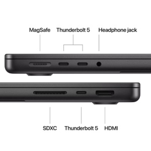 MacBook Pro 14.2"/Apple M4 Pro (CPU 14-core, GPU 20-core, Neural Engine 16-core)/24GB/1TB - Space Black - INT KB - Img 4