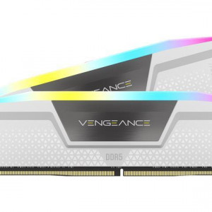 Memorie RAM CORSAIR VENGEANCE RGB 32GB (2x16) DDDR5 5600 MHZ, CL36, 1.25V XMP 3.0 WHITE